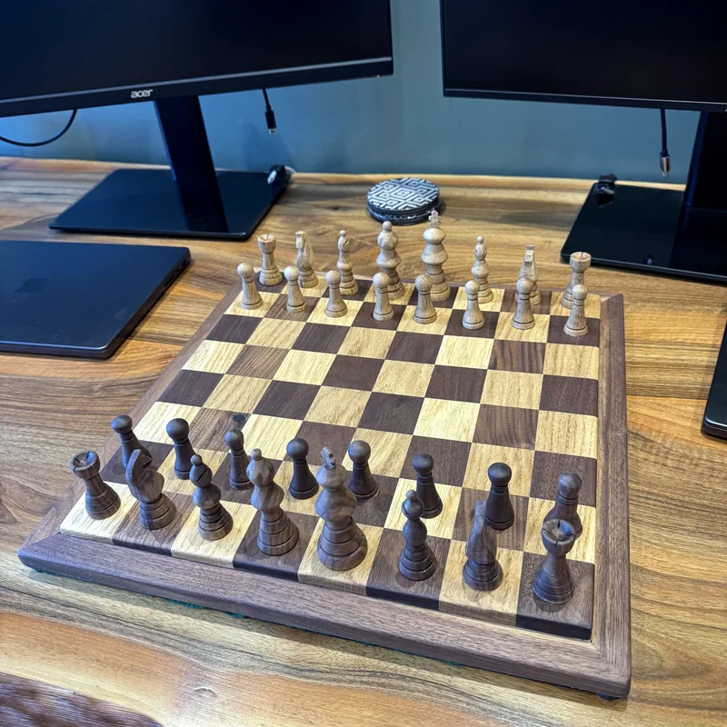 Chess Board and Pieces, main view