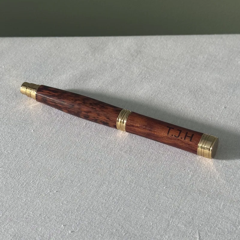 Fountain Pen, engraved with initials