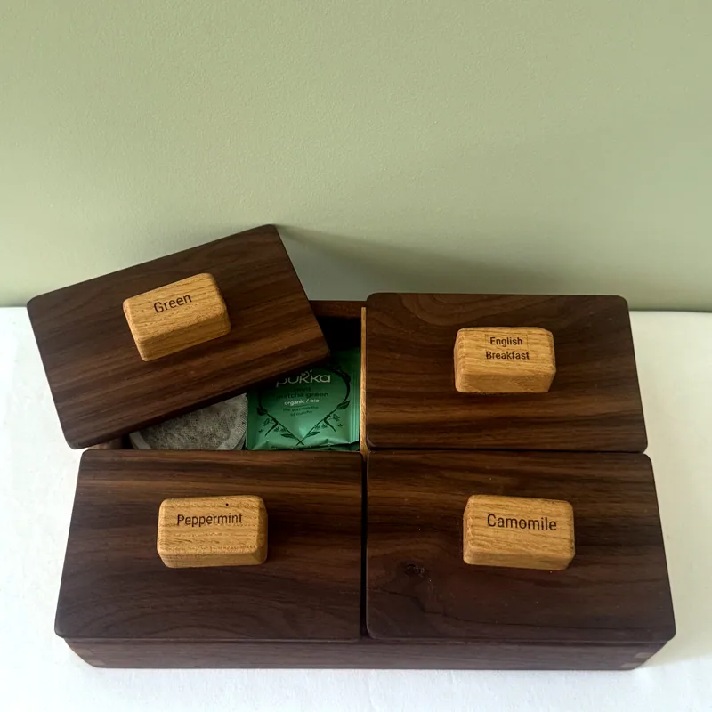Tea Caddy, styled view